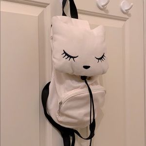 Cute Cat Drawstring Mini Backpack 😸
